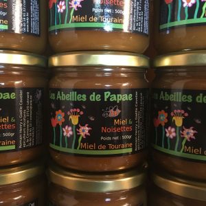 Pâte à tartiner, Miel & noisettes, bio, touraine